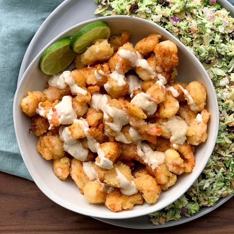 Popcorn Shrimp Dinner