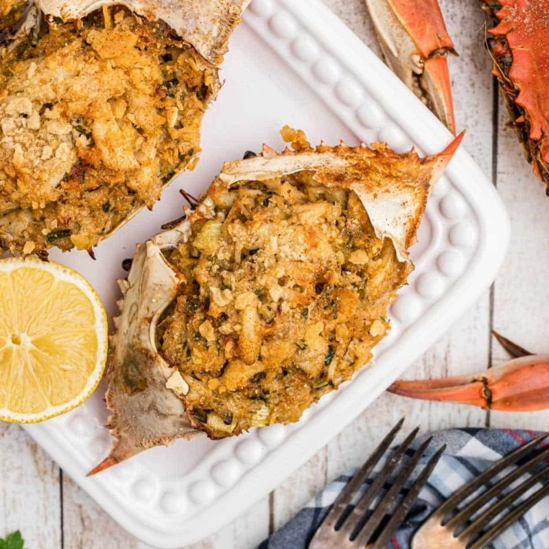 Stuffed Crab Dinner